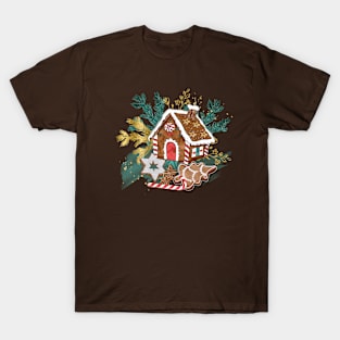Gingerbread House - Christmas Funny T-Shirt